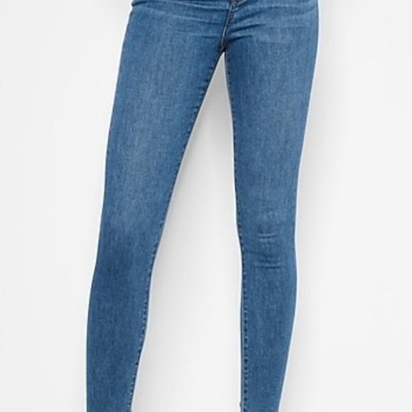 EXPRESS Conscience Edit High Waisted Blue Jeans Size 4 - Picture 9 of 12